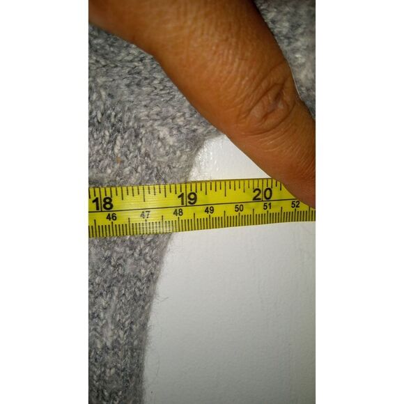 Christopher & Banks Knit Cardigan Grey Holiday Snowflake Collection - Picture 5 of 6